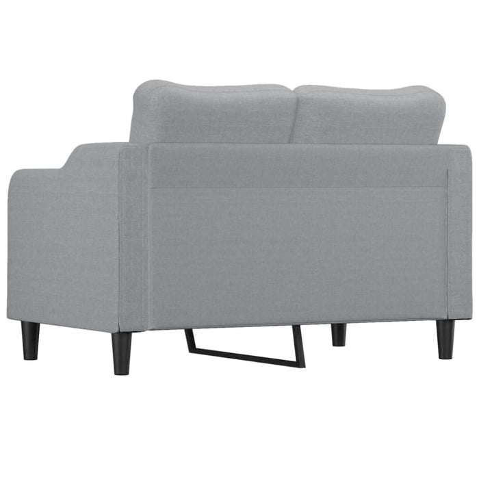 2 - seater Sofa Light Grey 120 Cm Fabric Tpktpo
