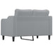 2 - seater Sofa Light Grey 120 Cm Fabric Tpktpo
