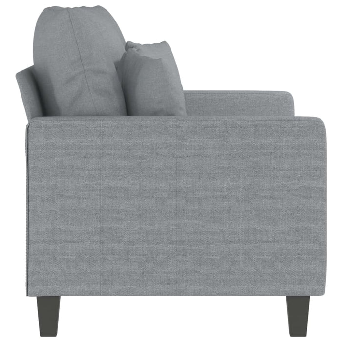 2 - seater Sofa Light Grey 120 Cm Fabric Tpkxpk