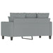 2 - seater Sofa Light Grey 120 Cm Fabric Tpkxpk
