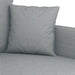 2 - seater Sofa Light Grey 120 Cm Fabric Tpkxpk