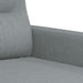 2-seater Sofa Light Grey 120 Cm Fabric Tpkxxi