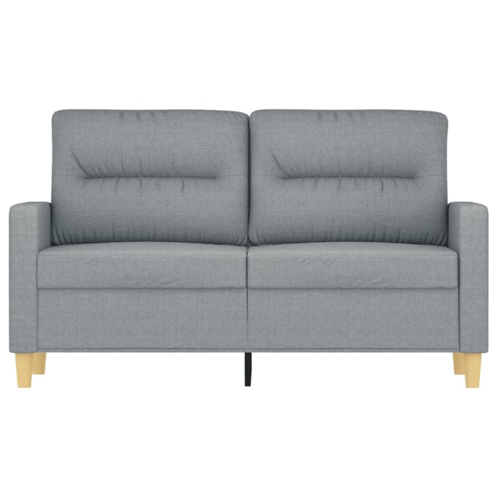 2-seater Sofa Light Grey 120 Cm Fabric Tpkxxi
