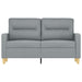 2-seater Sofa Light Grey 120 Cm Fabric Tpkxxi