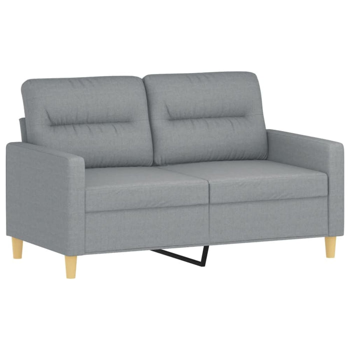 2-seater Sofa Light Grey 120 Cm Fabric Tpkxxi