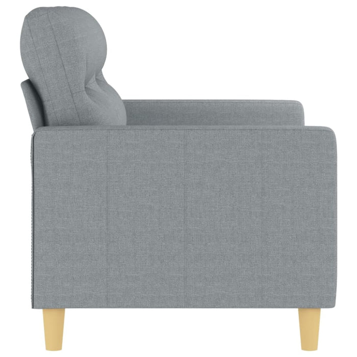 2-seater Sofa Light Grey 120 Cm Fabric Tpkxxi