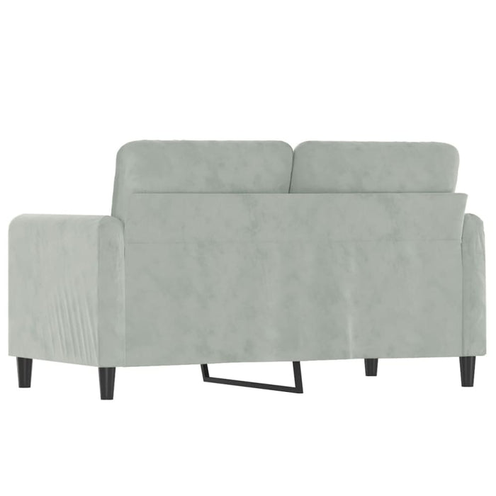 2-seater Sofa Light Grey 120 Cm Velvet Tpkatx