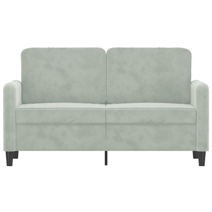 2-seater Sofa Light Grey 120 Cm Velvet Tpkatx