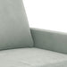 2-seater Sofa Light Grey 120 Cm Velvet Tpkonk