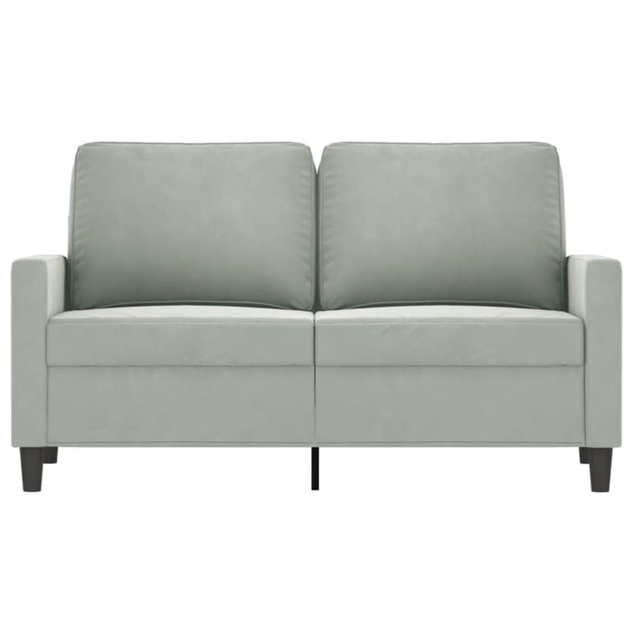 2-seater Sofa Light Grey 120 Cm Velvet Tpkonk