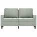 2-seater Sofa Light Grey 120 Cm Velvet Tpkonk