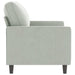 2-seater Sofa Light Grey 120 Cm Velvet Tpkonk