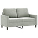 2-seater Sofa Light Grey 120 Cm Velvet Tpkonk