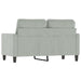 2-seater Sofa Light Grey 120 Cm Velvet Tpkonk