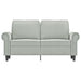 2 - seater Sofa Light Grey 120 Cm Velvet Tpkpok