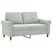 2 - seater Sofa Light Grey 120 Cm Velvet Tpkpok