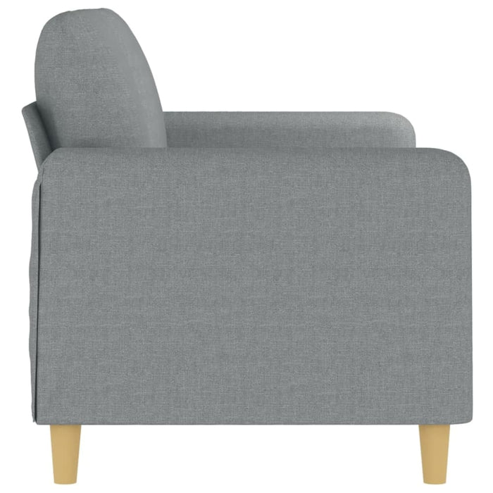 2 - seater Sofa Light Grey 140 Cm Fabric Tpkain