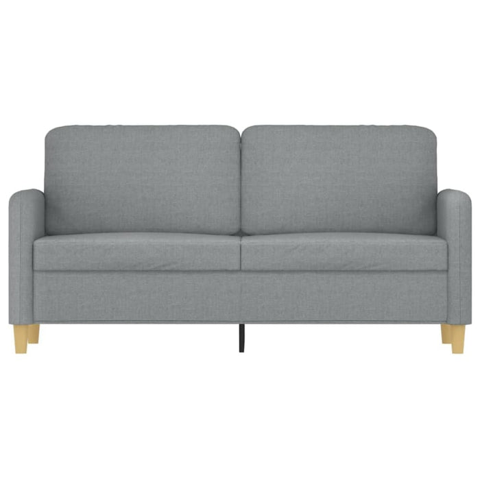 2 - seater Sofa Light Grey 140 Cm Fabric Tpkain