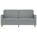 2 - seater Sofa Light Grey 140 Cm Fabric Tpkain