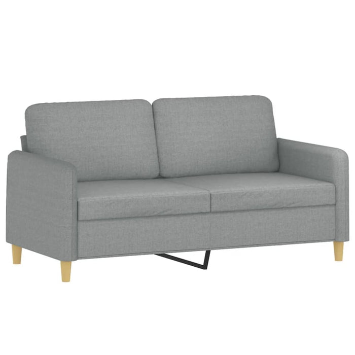 2 - seater Sofa Light Grey 140 Cm Fabric Tpkain