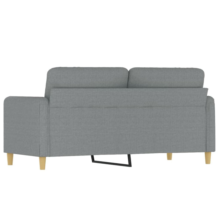 2 - seater Sofa Light Grey 140 Cm Fabric Tpkain