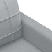 2-seater Sofa Light Grey 140 Cm Fabric Tpkbko
