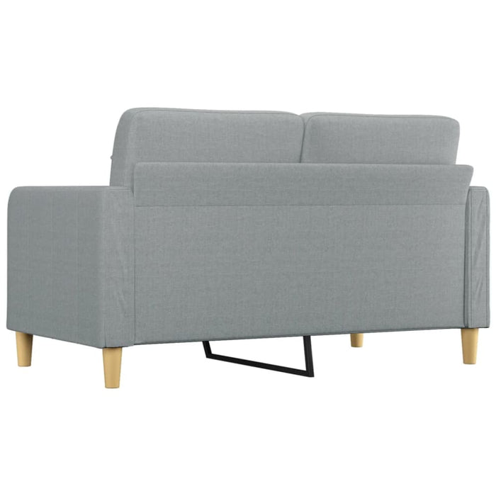 2-seater Sofa Light Grey 140 Cm Fabric Tpkbko