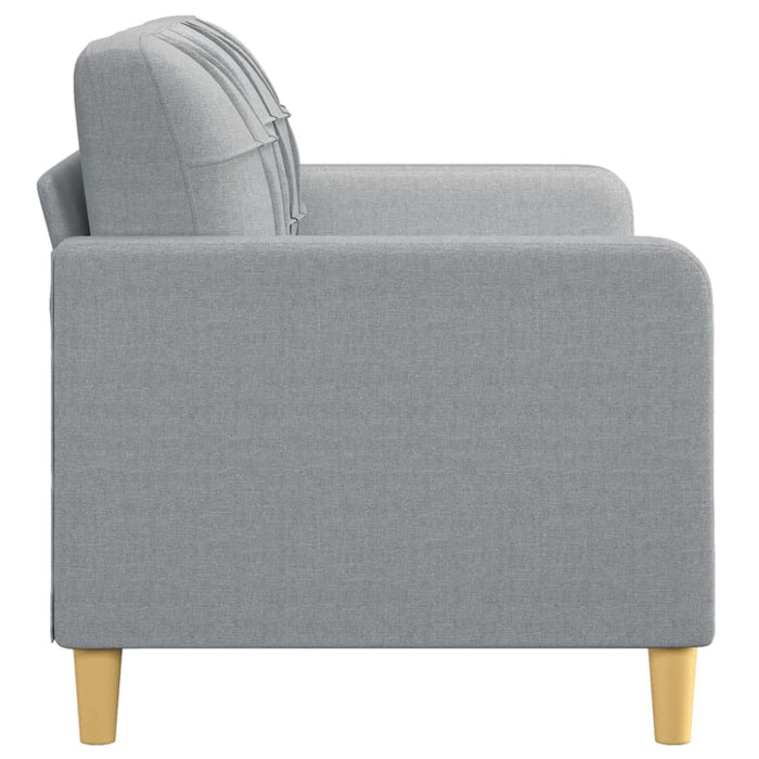 2-seater Sofa Light Grey 140 Cm Fabric Tpkbko