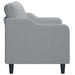 2 - seater Sofa Light Grey 140 Cm Fabric Tpktpk