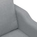 2 - seater Sofa Light Grey 140 Cm Fabric Tpktpk