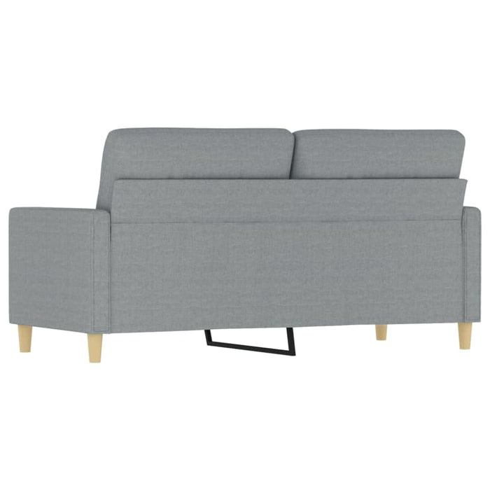 2-seater Sofa Light Grey 140 Cm Fabric Tpkxtp