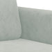 2 - seater Sofa Light Grey 140 Cm Velvet Tpkaax