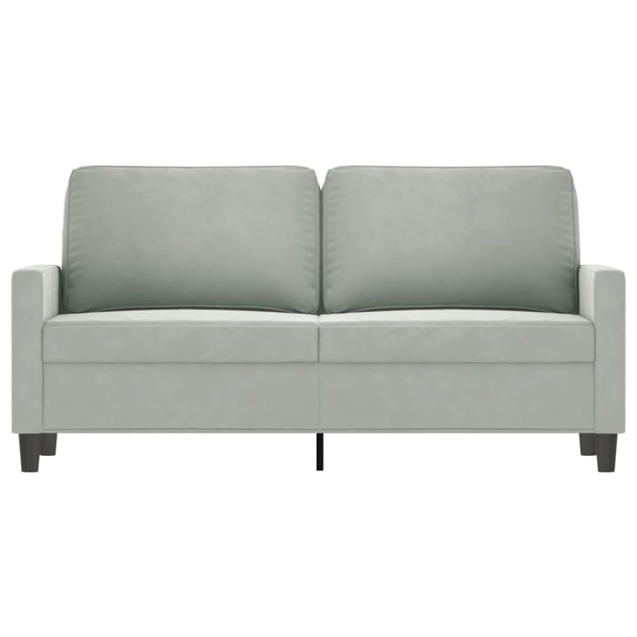 2-seater Sofa Light Grey 140 Cm Velvet Tpkokk