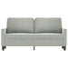 2-seater Sofa Light Grey 140 Cm Velvet Tpkokk