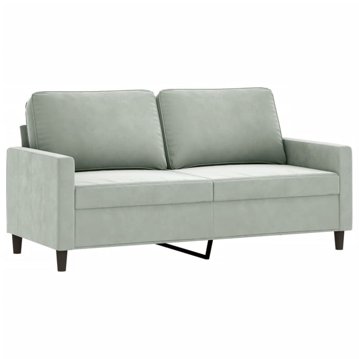 2-seater Sofa Light Grey 140 Cm Velvet Tpkokk