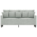 2-seater Sofa Light Grey 140 Cm Velvet Tpktbt