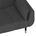 2 - seater Sofa Bed With Two Pillows Dark Grey Velvet Ttipnt