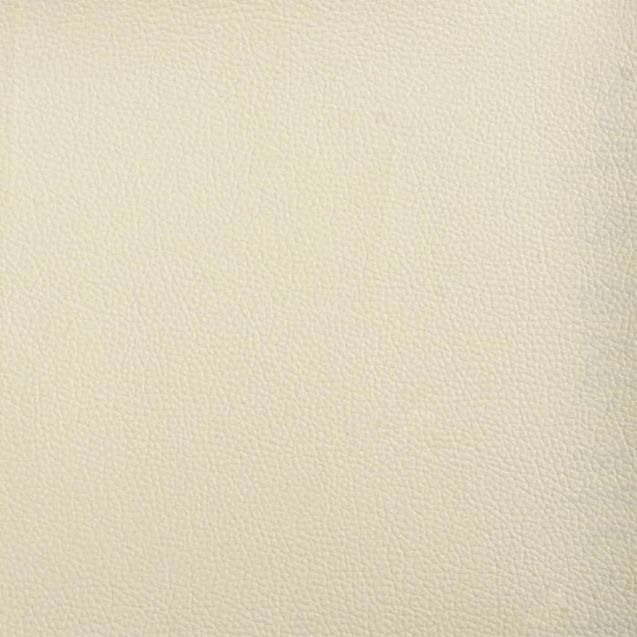 2-seater Sofa With Throw Pillows Cream 120 Cm Faux Leather