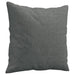 2-seater Sofa with Throw Pillows Dark Grey 120 Cm Fabric