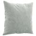 2 - seater Sofa With Throw Pillows Light Grey 120 Cm Velvet