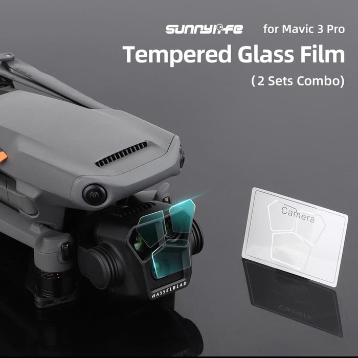 2 Sets Hd Explosion Proof Tempe Glass Film For Dji Mavic 3