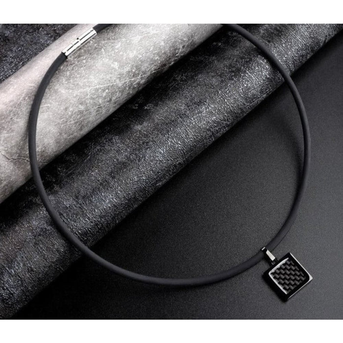 2-sides Wearable Unisex Germanium Tourmaline Black Carbon