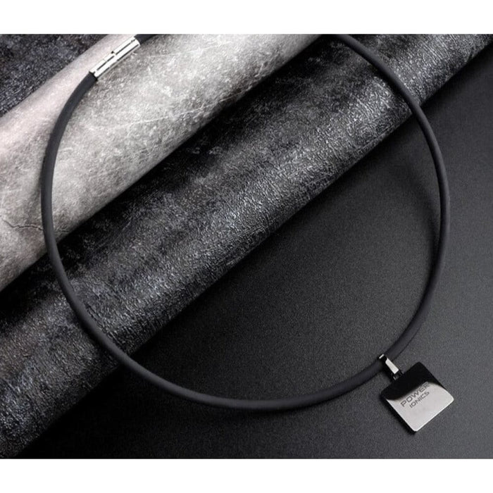 2-sides Wearable Unisex Germanium Tourmaline Black Carbon