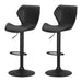 Set of 2 Bar Stools Kitchen Stool Chairs Metal Barstool