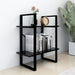 2-tier Book Cabinet Black 60x30x70 Cm Chipboard Nblaxn
