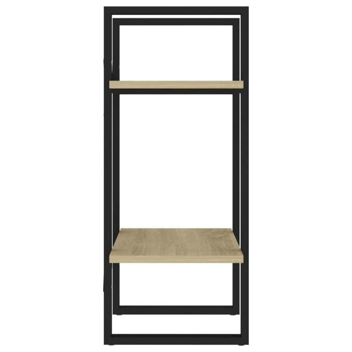 2-tier Book Cabinet Sonoma Oak 40x30x70 Cm Chipboard Nblaob