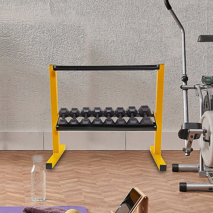 2 Tier Dumbbell Rack for Weights Storage