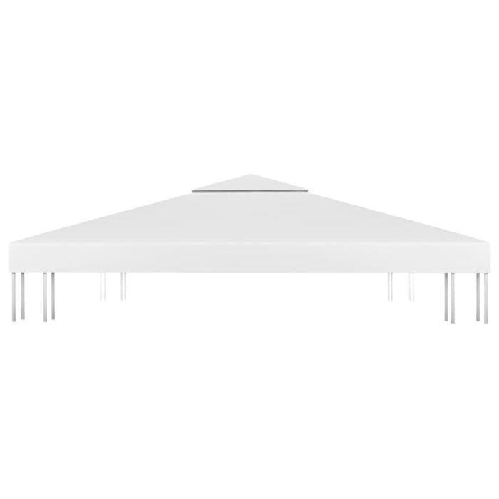 2-tier Gazebo Top Cover 3x3 m White Toxbia