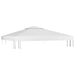 2-tier Gazebo Top Cover 3x3 m White Toxbia