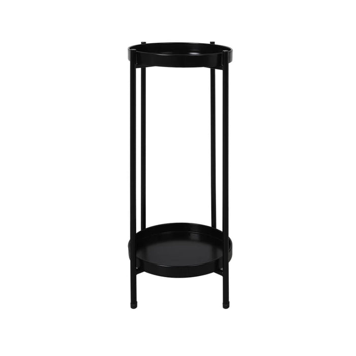 2 Tier Plant Stand Outdoor Indoor Metal Flower Pot Rack